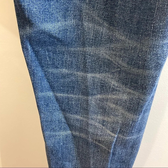 NUDIE Sz 33 Steady Eddy II Indigo Shades Colour Button Fly Organic Cotton Jeans - Picture 7 of 15